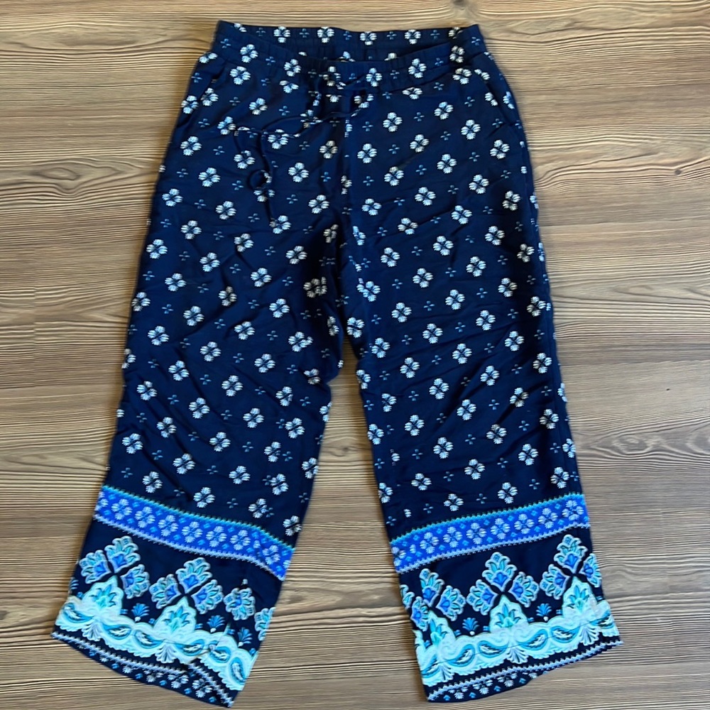 100% Viscose Loft Lounge Pants Beachwear Lightweight Size Small
